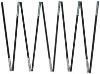 Stansport Replacement Shock Corded Fiberglass Tent Poles for 722-200 and 723-200 Tents, 185-Inch