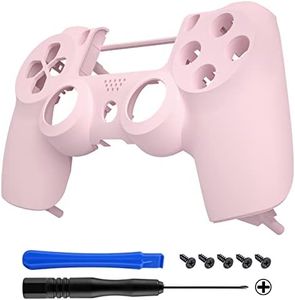 eXtremeRate Cherry Blossoms Pink Replacement Front Housing Shell Cover Compatible with ps4 Slim Pro Controller CUH-ZCT2 JDM-040/050/055 - Controller NOT Included