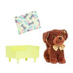 Glitter Girls 62243452381 Dog POSEABLE Plush Royal Poodle, Grizzly