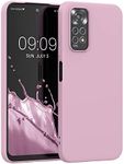 kwmobile Case Compatible with Xiaomi Redmi Note 11 / Note 11S Case - Soft Slim Protective TPU Silicone Cover - Dusty Pink