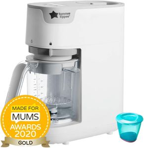 Tommee Tippee Baby Food Maker – White, Easy Steam & Blend