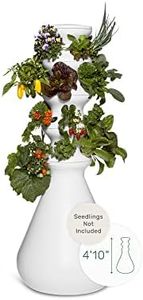 Lettuce Grow Farmstand Hydroponic Growing System, 24-Plant Indoor/Outdoor Vertical Garden, BPA-Free Food Grade, Made in USA