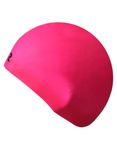 TYR Adult Long Hair Silicone Wrinkle Free Swim Cap for Braids, Dreadlocks, Streamlined Swim, Hair Protection