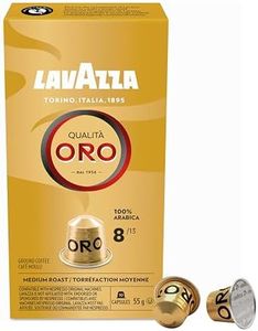Lavazza Qualita Oro Medium Roast Coffee Capsules Compatible with Nespresso Original Machines, Pack of 1