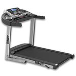 Durafit Strong 4.5 HP Peak DC Motorized Treadmill with Max Speed 14 Km/Hr, Max User Weight 120 Kg, Manual Incline, Free Installation Assistance