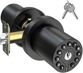 Keypad Door Knob with Key,Keyless E