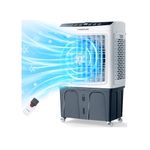 VAGKRI Evaporative Air Cooler, 2300CFM Swamp Cooler, 120°Oscillation Air Cooler with Remote Control, 24H Timer, Water Auto-fill, 3 Modes & Wind Speeds for Outdoor Indoor Use, 9.2Gallon