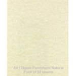 A4 170gsm Parchment Paper Natural Pack of 50 Sheets by ARK