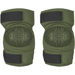 Alta 53132.09 Elbow Pads,Rubber Cap,Olive Green,PR, Black, One Size