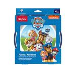 Playtex Stage 3 Paw Patrol Boys BPA Free Plate Packs of 2 Plates, White/Blue