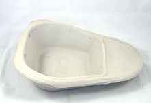 25 Disposable Cardboard Pulp 1.3L Slipper Bed Pan Liners Hospital Style