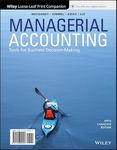 Managerial Accounting: Tools for Business Decision-Making