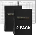 2 Pack Expense Tracker Ledger Book-