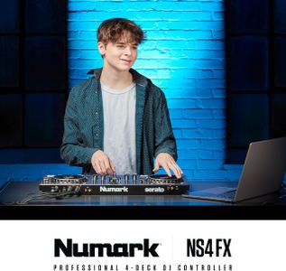 Numark NS4FX 4-Channel DJ Controller – Professional Performance Mixer