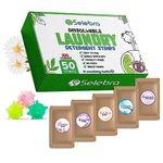 Eco Sheets Laundry Detergent with 5 Different Scents (100 Loads) 50 Strips Fresh Scent Plastic-Free, Liquid-Free Technology - Detergent Strips for Travel