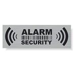 20 x Security Alarm Warning Sign Stickers - for Internal and External use - Protection for Home, car. - Weatherproof - Size: 2,9 x 1 in -Alarm Security