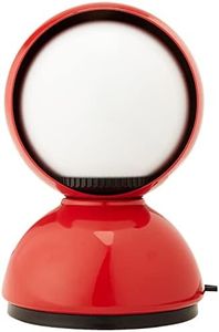 Artemide Eclisse Lampada Tavolo Metallo Rosso