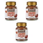 Beanies Instant Coffee Trio Pack - 3 x 50g Jars of 'Cinnamon & Hazelnut'