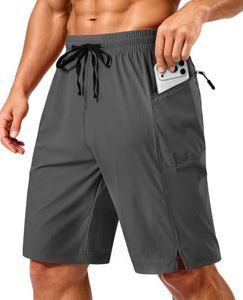 FOGFIRE Mens Swim Trunks Board Shorts Bath Suit with Pocket Medium Gray 3XL