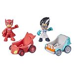 PJ Masks Owlette vs Romeo Battle Racers Preschool Toy, Vehicle and Action Figure Set for Kids Ages 3 and Up