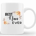 Personalized Nan Mug Nan Gift Best Nan Ever Mug, Nan Nan Coffee Mug Gift For Nan Nan Present Nan Grandma, Funny Birthday Christmas Ceramic Mug 11Oz 15Oz, Christmas Birthday Mug Gifts, Tea Cup