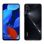 Huawei Nova 5T 128GB 6.26” LCD Display Smartphone with 48 MP Camera, 6GB RAM, SIM-Free Android 9.0, EMUI 9.1, Single Sim, (Black) UK Version