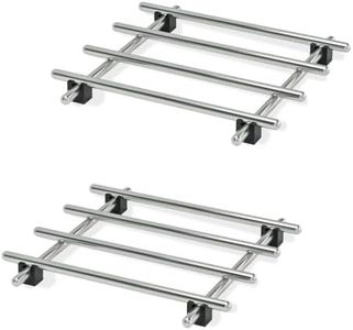 2Pcs Stainless Steel Trivet Instant Pot - 7 by 7-inch Stainless Steel Pot Stand Kitchen Trivets for Hot Dishes - Cast Iron Trivet for Wood Stove Trivet Runner - Trivets for Kitchen Counter Pot Holder