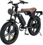 20” Electric Bike, 20 Inch E Bike, Hybrid Bike, 2 X 48V 15AH Double Batteries, 120 KM Range, LCD Display, 7 Gear, Rear Seat, Throttle, Suspension, Double Hydraulic Brakes, Headlight, Indicators New!