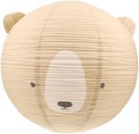 Mikikit Cartoon Lampshade, Paper Lamp Shade Lantern Chandelier Light Shades Bear Light Shade Pendant Light Shade Child Paper Desk Lamp Bedside Lamp