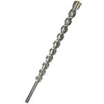 Sabre Tool 1-1/2 Inch x 22 Inch SDS MAX Rotary Hammer Drill Bit, U-Flute, Carbide Tipped for Brick, Stone, and Concrete (1-1/2" x 17" x 22" Double Flute) SDS MAX Hammer Drills ONLY