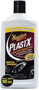 Meguiar's G12310 PlastX Clear Plastic Cleaner & Polish - 10 Fluid Ounces