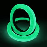 BuxiuGK 2 Pieces Luminous Tape Fluorescent Tapes 10m x 10mm Glow in The Dark Self-Adhesive Tape Warning Tape for Stage Supplies Wall Decorative Sticker