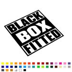 Black Box Car Sticker, Vinyl Decal Sticker, Car Window Bumper Sticker, JDM Stickers, Caravan Sticker, Funny Car Sticker, 110mm