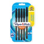 Paper Mate InkJoy 100ST Ballpoint Pens | Fine Point (0.7mm) | Black | 5 Count