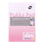 Pukka Pad Irlen A5 Exercise Book – Pack of 5 Staple Bound Notebooks with 80 Pages, 40 Sheets of 80GSM Paper – Designed with Guidance from the Irlen Institute to Help with Visual Processing – Rose