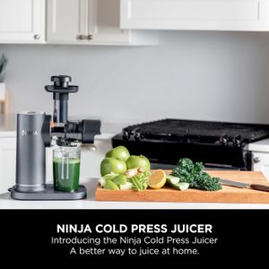 Ninja Cold Press Juicer – Grey, Slow Extraction