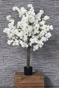 Árbol de Flor de Cerezo Artificial, Planta Artificial, Planta Artificial, Planta de Interior 120 cm
