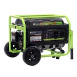 Green-Power America GN5250DW 5250-Watt Propane and Gasoline Powered Dual Fuel Generator, Green