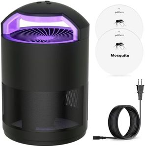 Fruit Fly Traps for Indoors, Catcher & Killer with Upgraded Purple Light, 3-Speed Fan Suction & Sticky Boards for Mosquito, Gnat & Moth, Electric Flying Insect Trap for Home, Kitchen, Bedroom, Plants
