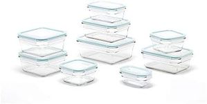 Glasslock Oven and Microwave Safe Glass Food Storage Containers 18 Piece Set