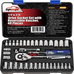 EPAuto 40 Pieces 1/4-Inch & 3/8-Inc