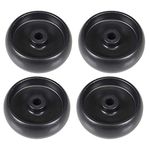 Replacement Set of 4 Plastic Deck Wheels, Suitable for John Deere Lawn Mowers Tractors GX10168