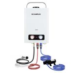 CAMPLUX Pro 6L 1.58 GPM Outdoor Portable Propane Tankless Water Heater with 1.2 GPM Water Pump