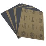 AutKerige 9 x 11 Inch Sanding Sheets， 600 Grit Wet Dry Sandpaper，15PCS Premium Silicon Carbide Sand Paper for Wood Metal Ceramic or Auto Polishing and Scratches Removing