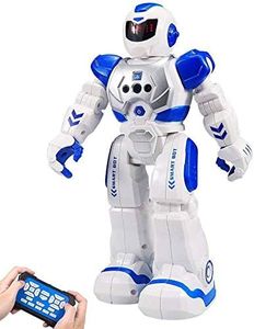 Homidic Robot Toy for Kids, Smart Robot Kit with Remote and Gesture Control Robotics Gifts for Boys Girls Intelligent Programmable Walking Dancing Singing