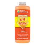 General Hydroponics pH Down Liquid Fertilizer, 1-Quart