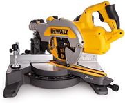 DEWALT DCS777T2 54 V 216 mm XR Cordless Flexvolt Mitre Saw with 2 x 6 A Batteries - Yellow/Black