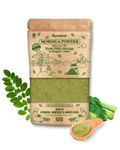 AYUZERA - Organic Moringa Powder, 200g | Drumstick Leaf powder, Herbal Supplement, Immunity, Digestion & Energy, skincare and Haircare | Pack of 1