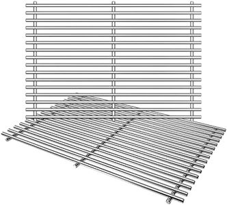 Hisencn 7639 Cooking Grates for Weber Spirit 300 Series E310, E320, S310 S320, 17.3 inch Stainless Steel Grids for Spirit 700, Weber 900, Genesis Silver B C, Genesis Gold B C, Genesis Platinum B C