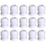 15 PCS Standard Couplers Cake Decorating Coupler, Plastic Adaptor Icing Piping Nozzle for Decorating Cakes, Pipe Tip Coupler for Icing Nozzles